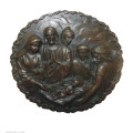 Relief en laiton Statue Jésus Relievo Decor Bronze Sculpture Tpy-917